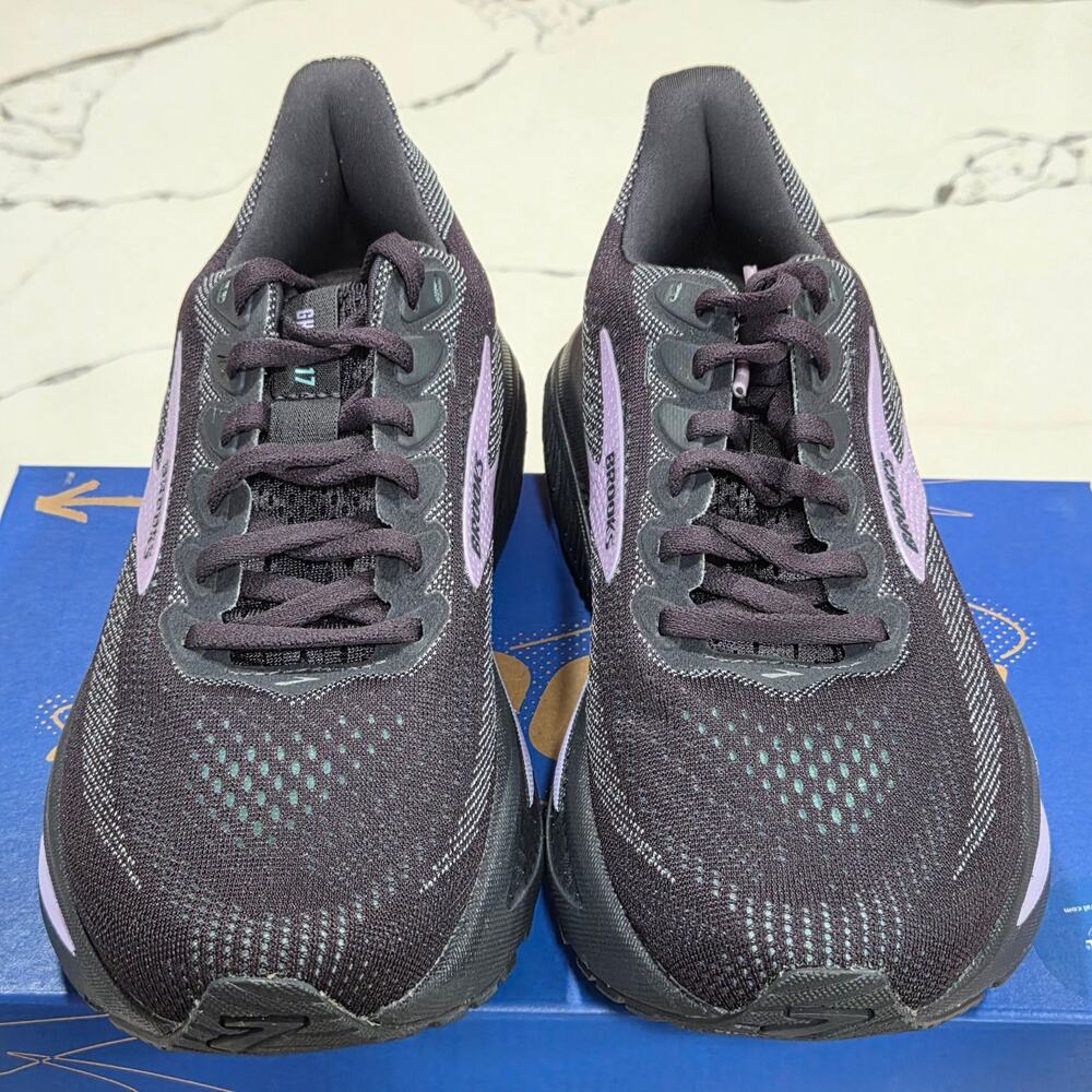 Brooks Ghost 17 Grey Clearwater Purple Size 6.5 Women's Running 120431 1B 081 - Picture 4 of 8
